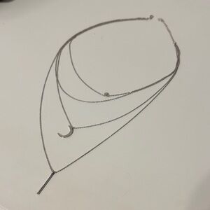 Sterling Forever 4 strand silver necklace